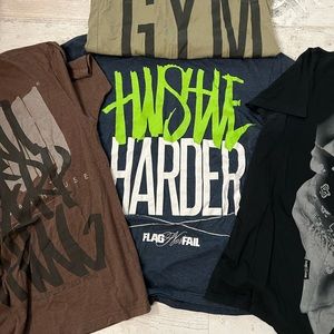 Flag nor Fail tshirt bundle size Large